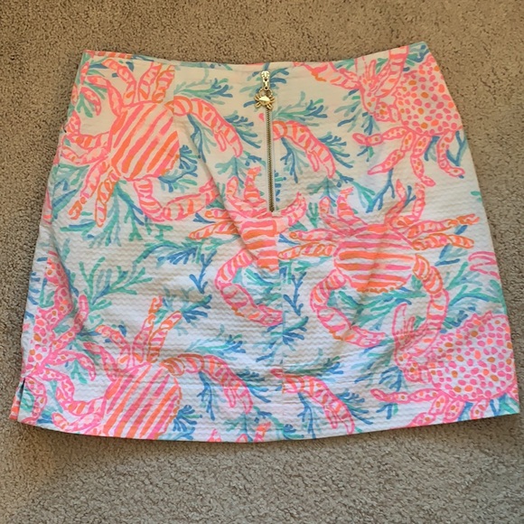 Lilly Pulitzer Marigold Crab Skort in Resort White Getting Steamy - Picture 4 of 5